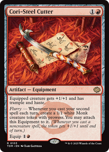 {@R} Cori-Steel Cutter [Tarkir: Dragonstorm][TDM 103]