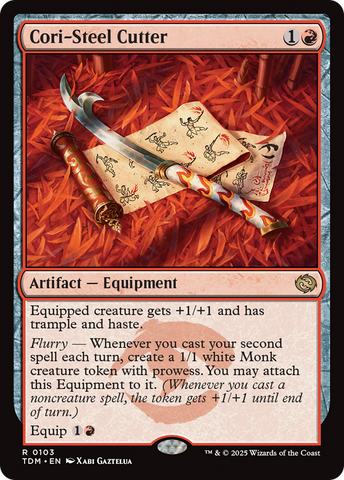 {@R} Cori-Steel Cutter [Tarkir: Dragonstorm][TDM 103]