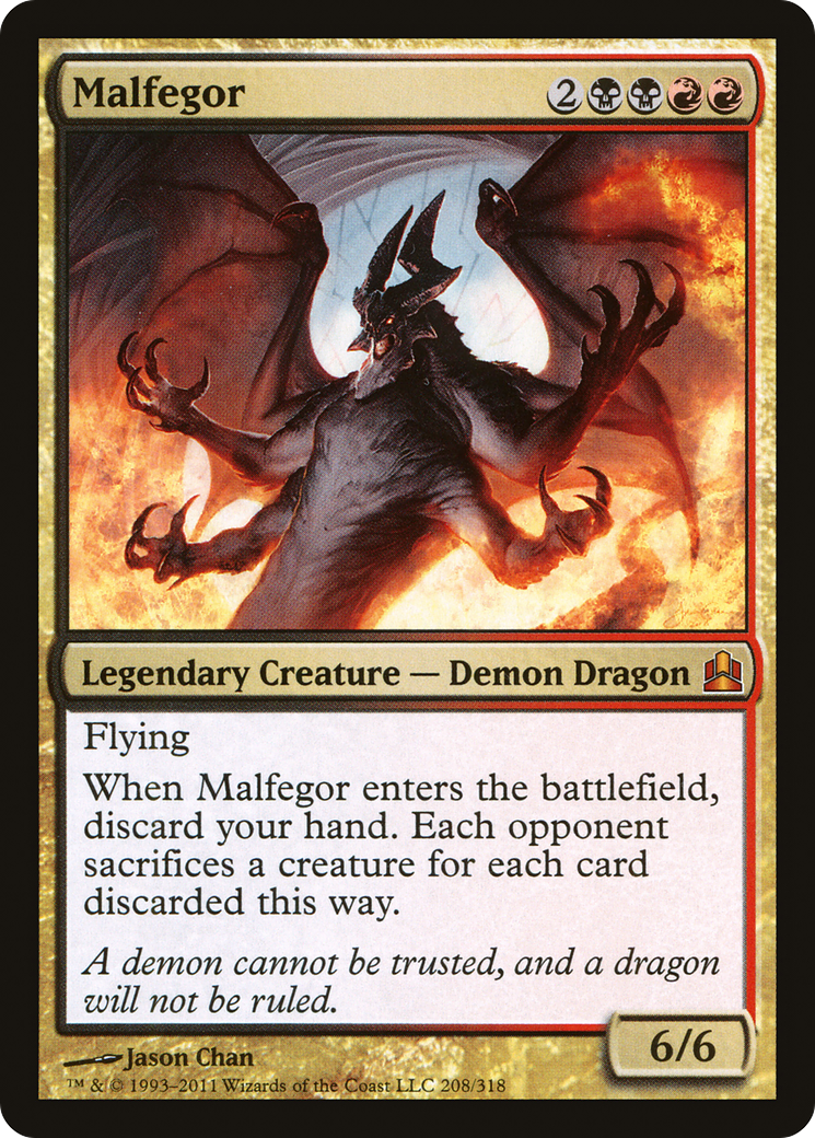 {R} Malfegor [Commander 2011][CMD 208] - Misty Mountain Games
