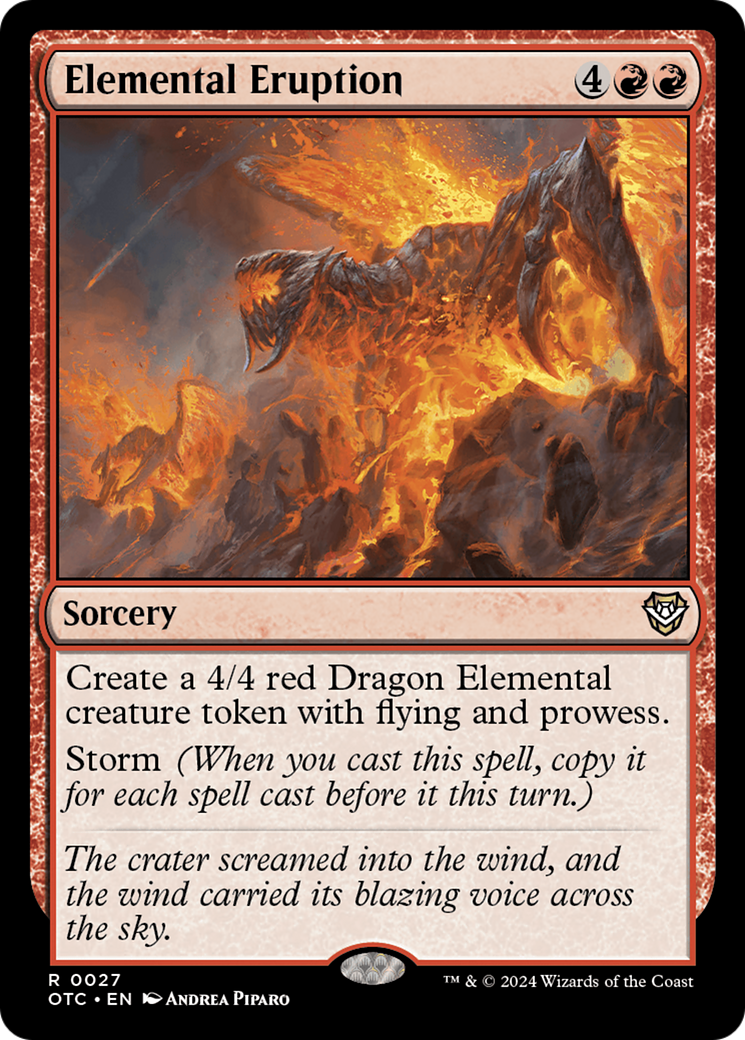 {R} Elemental Eruption [Outlaws of Thunder Junction Commander][OTC 027]