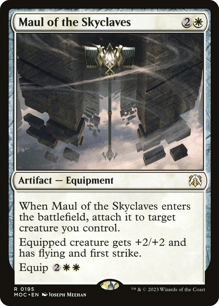 {R} Maul of the Skyclaves [March of the Machine Commander][MOC 195]