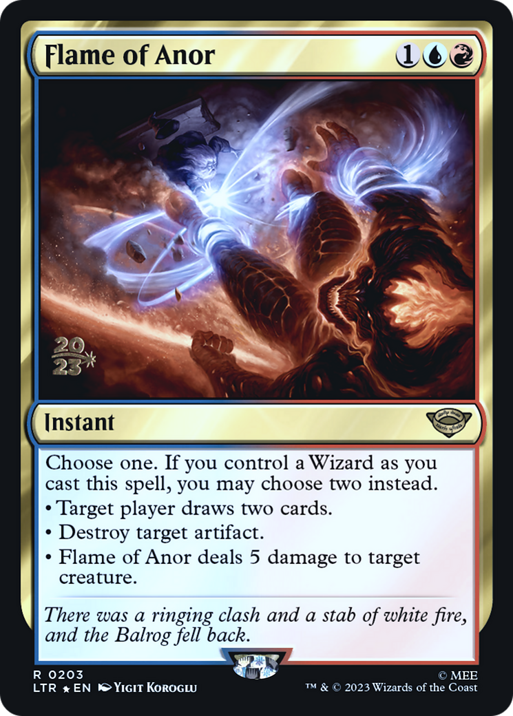 {R} Flame of Anor [The Lord of the Rings: Tales of Middle-Earth Prerelease Promos][PR LTR 203]