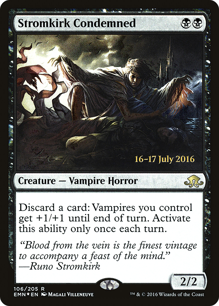 {R} Stromkirk Condemned [Eldritch Moon Prerelease Promos][PR EMN 106] - Misty Mountain Games