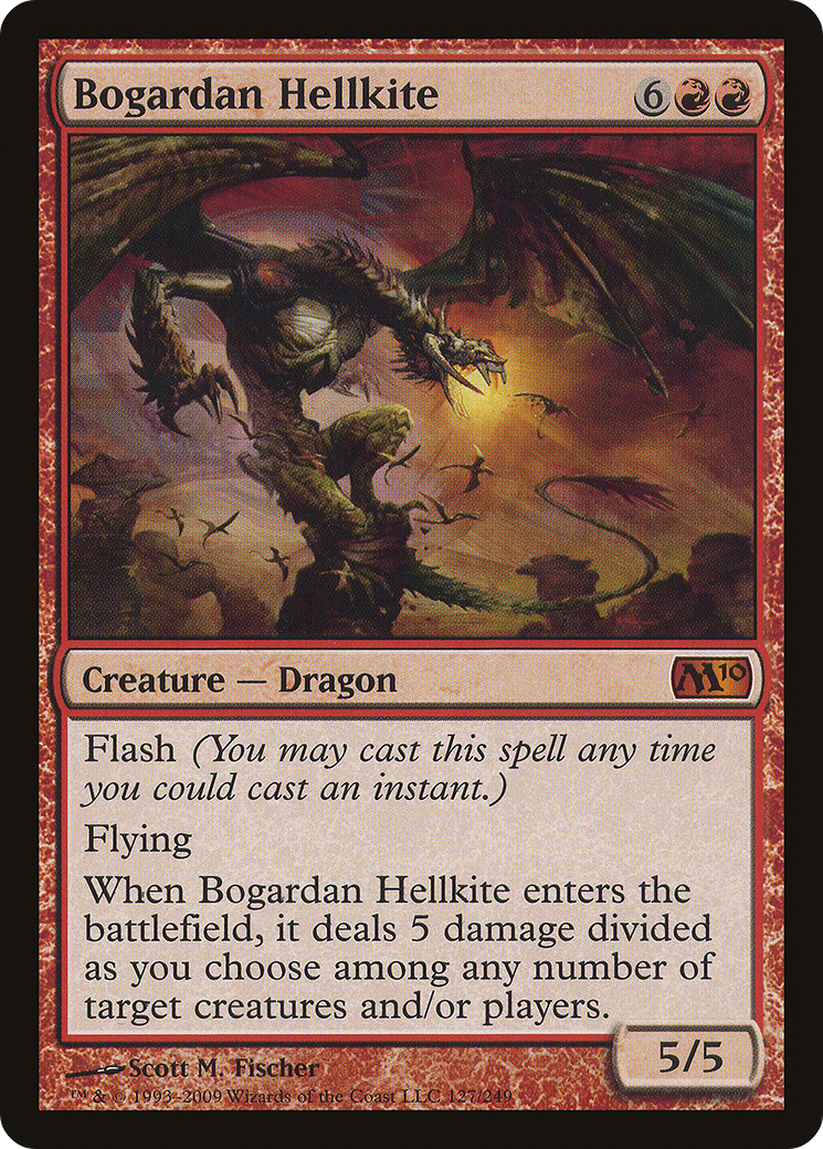{R} Bogardan Hellkite [Magic 2010][M10 127] - Misty Mountain Games