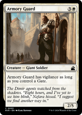 {C} Armory Guard [Ravnica Remastered][RVR 003]
