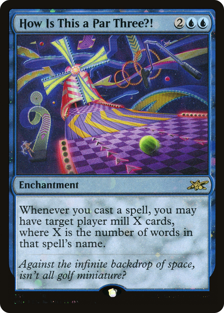 {R} How Is This a Par Three?! (Galaxy Foil) [Unfinity][UNF 335]