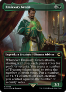 {R} Emissary Green (Borderless) [Ravnica: Clue Edition][CLU 005]