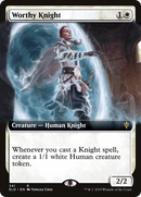 {R} Worthy Knight (Extended Art) [Throne of Eldraine][ELD 341]