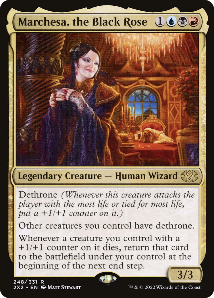 {R} Marchesa, the Black Rose [Double Masters 2022][2X2 248]