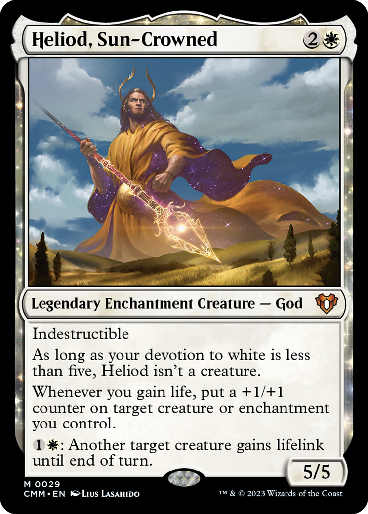 {R} Heliod, Sun-Crowned [Commander Masters][CMM 029]