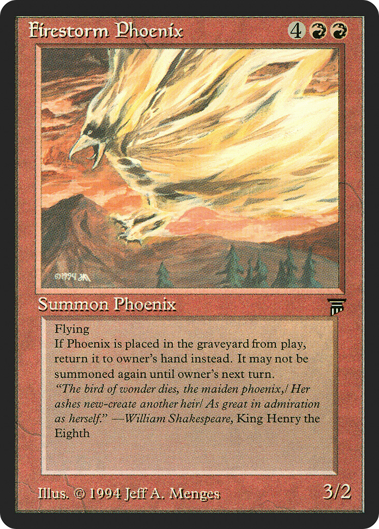 {R} Firestorm Phoenix [Legends][LEG 147] - Misty Mountain Games