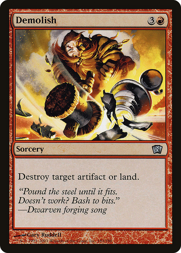 {C} Demolish [Eighth Edition][8ED 183]