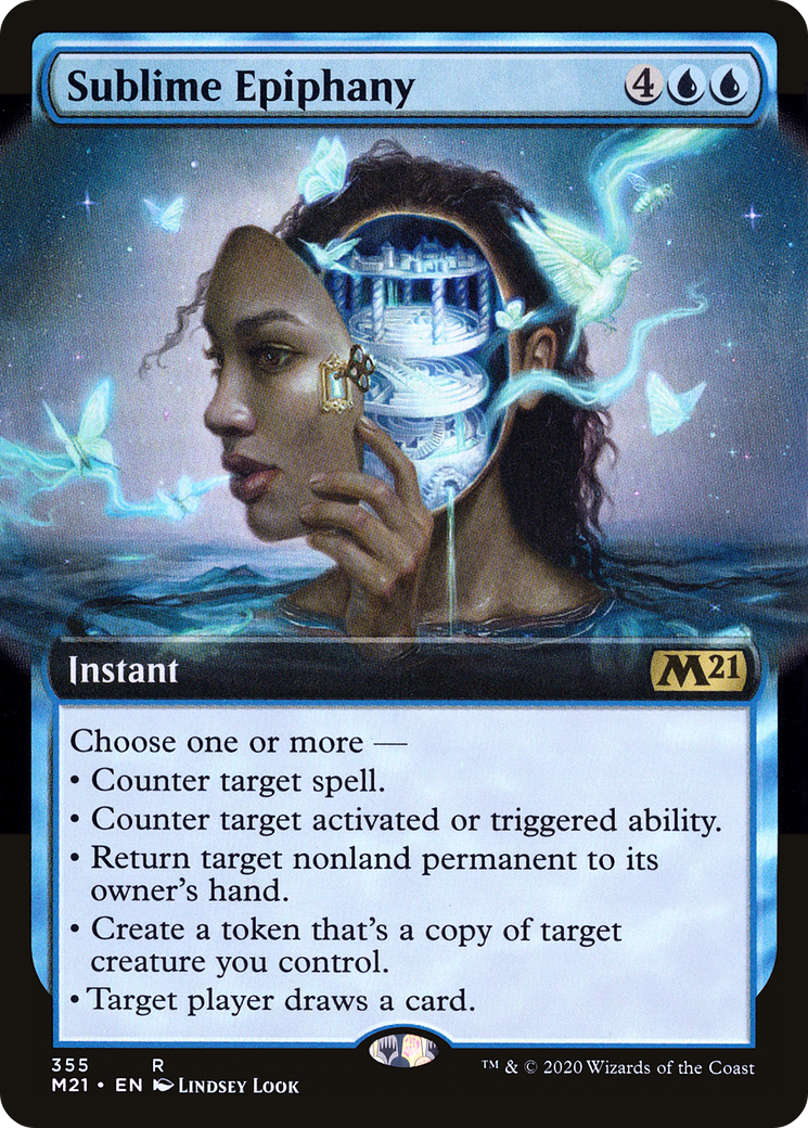 {R} Sublime Epiphany (Extended Art) [Core Set 2021][M21 355]