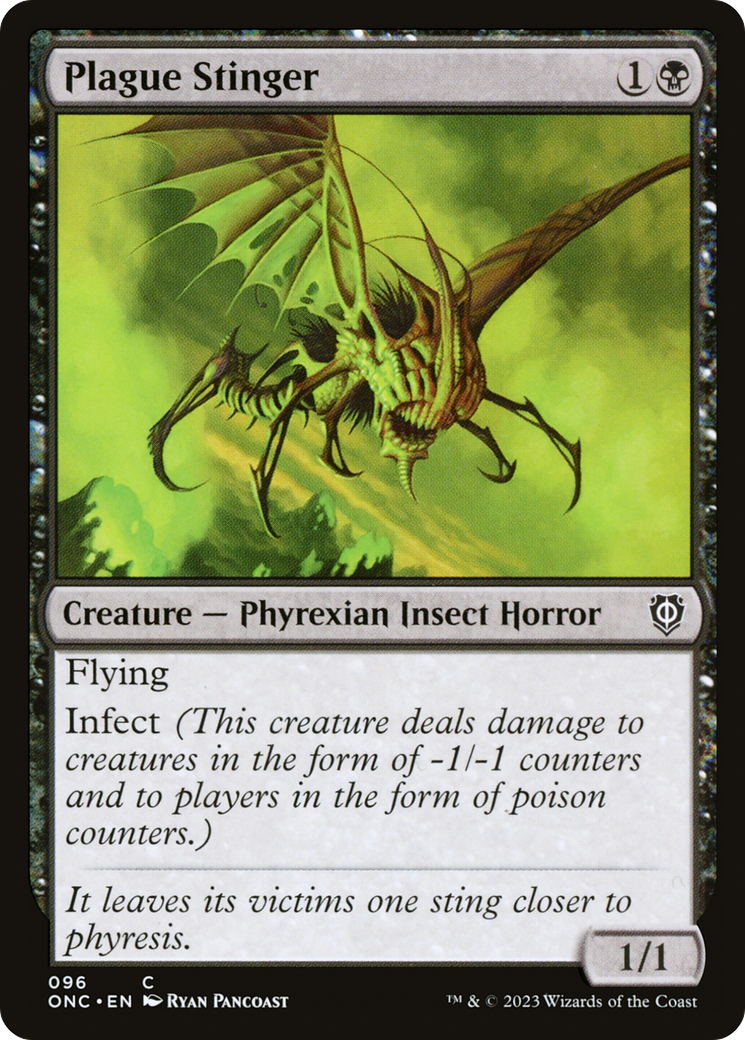 {C} Plague Stinger [Phyrexia: All Will Be One Commander][ONC 096]
