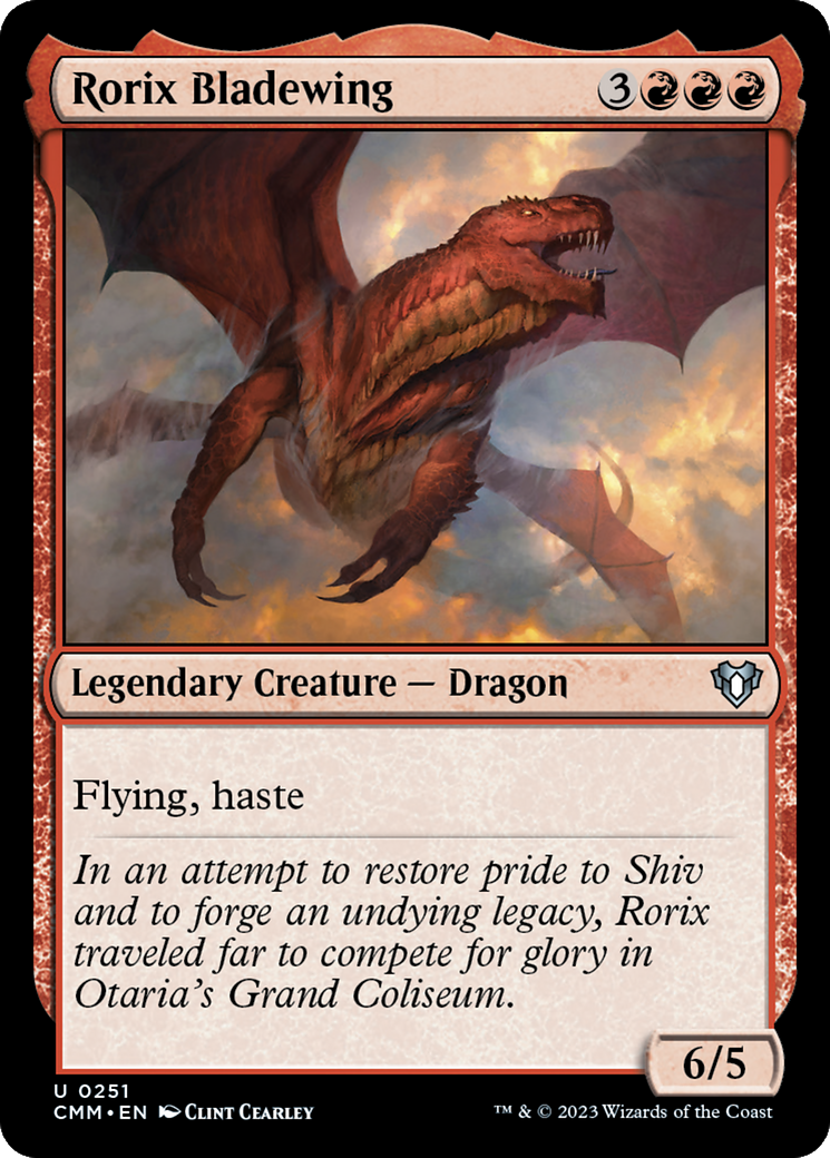 {C} Rorix Bladewing [Commander Masters][CMM 251]
