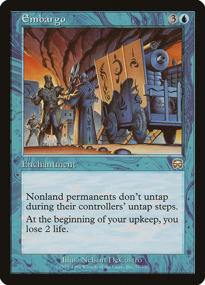 {R} Embargo [Mercadian Masques][MMQ 077]