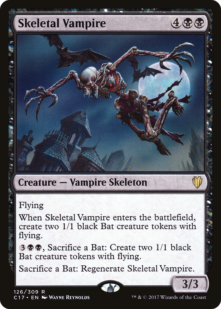 {R} Skeletal Vampire [Commander 2017][C17 126] - Misty Mountain Games