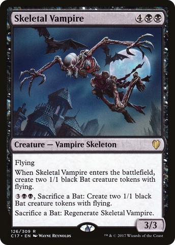 {R} Skeletal Vampire [Commander 2017][C17 126]