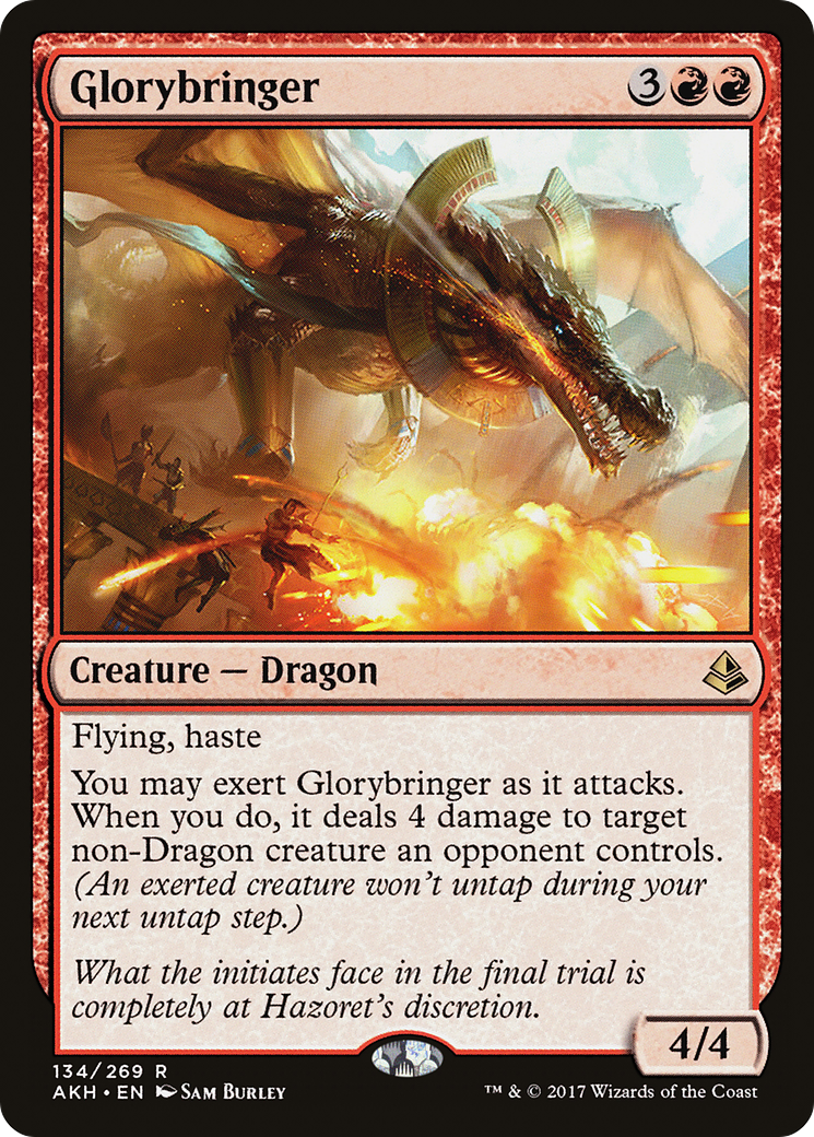 {R} Glorybringer [Amonkhet][AKH 134]