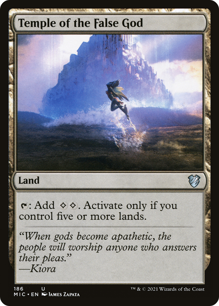 {C} Temple of the False God [Innistrad: Midnight Hunt Commander][MIC 186]