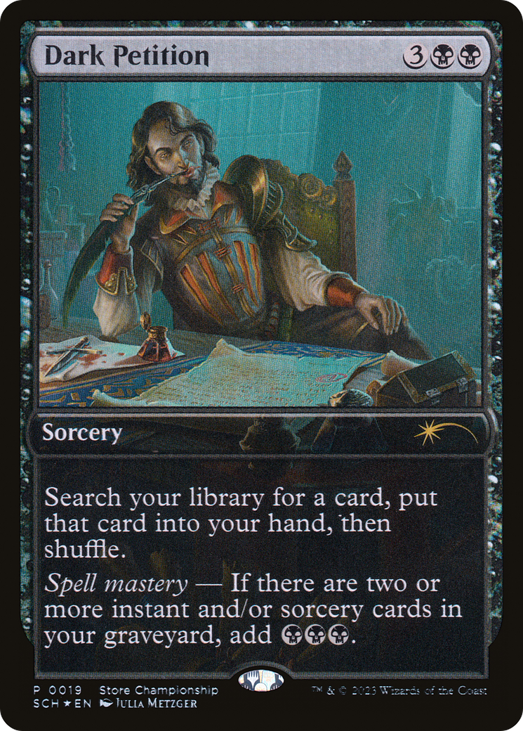 {R} Dark Petition [Store Championships 2023][PA SCH 019]