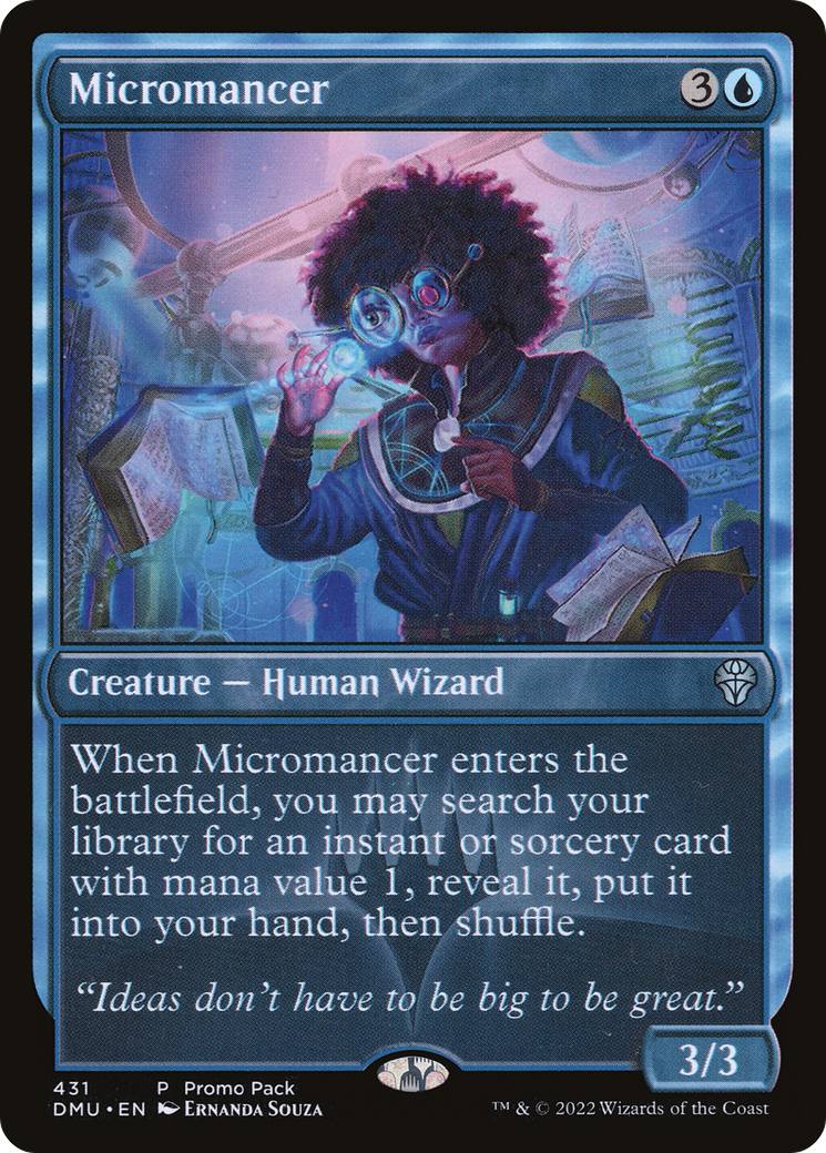 {C} Micromancer (Promo Pack) [Dominaria United][PP DMU 431]