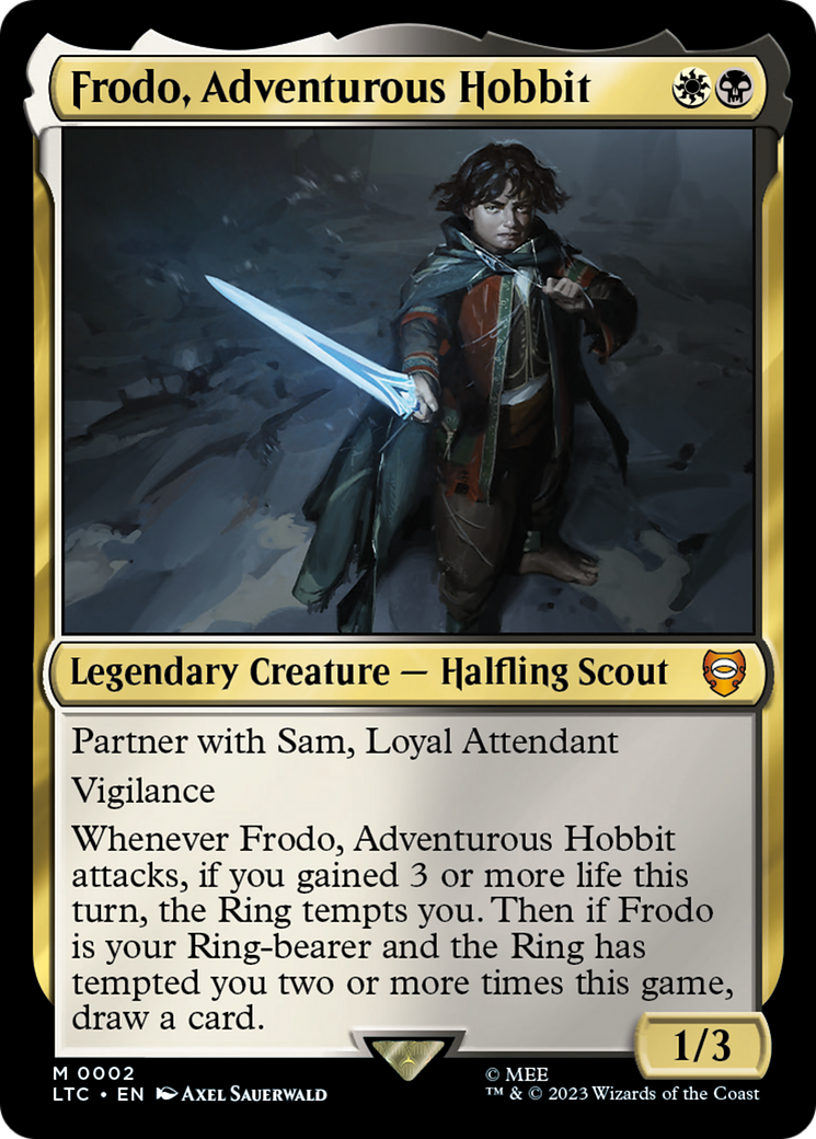 {R} Frodo, Adventurous Hobbit [The Lord of the Rings: Tales of Middle-Earth Commander][LTC 002]
