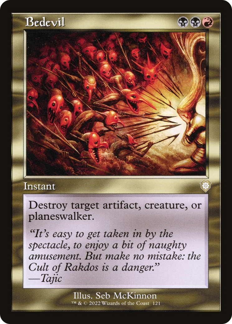 {R} Bedevil (Retro) [The Brothers' War Commander][BRC 121]