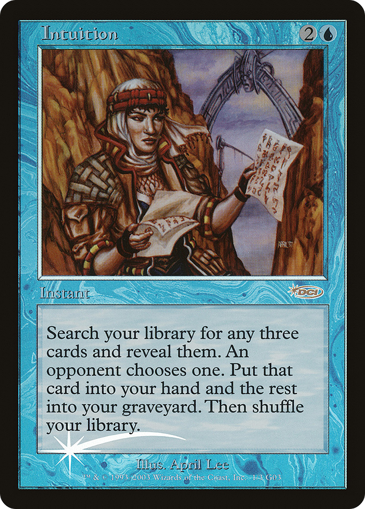 {R} Intuition [Judge Gift Cards 2003][PA J03 001] - Misty Mountain Games