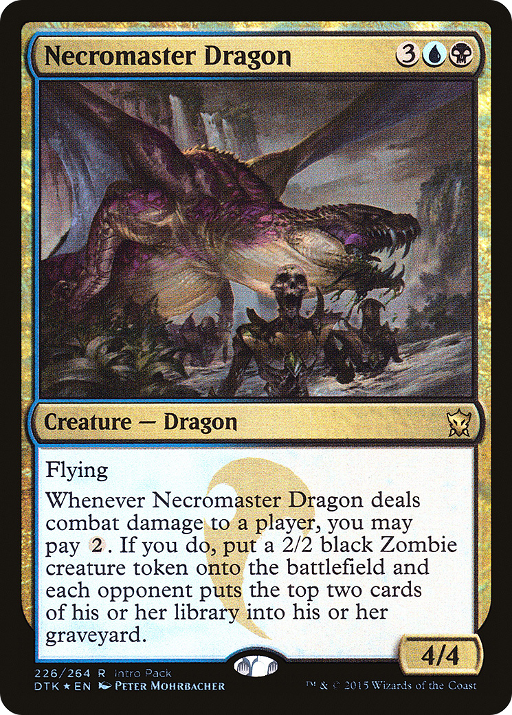 {R} Necromaster Dragon (Intro Pack) [Dragons of Tarkir Promos][PA DTK 226] - Misty Mountain Games