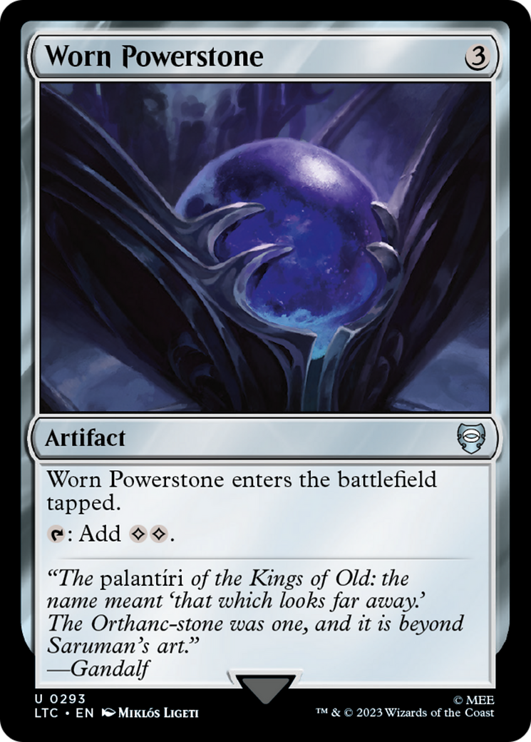 {C} Worn Powerstone [The Lord of the Rings: Tales of Middle-Earth Commander][LTC 293]