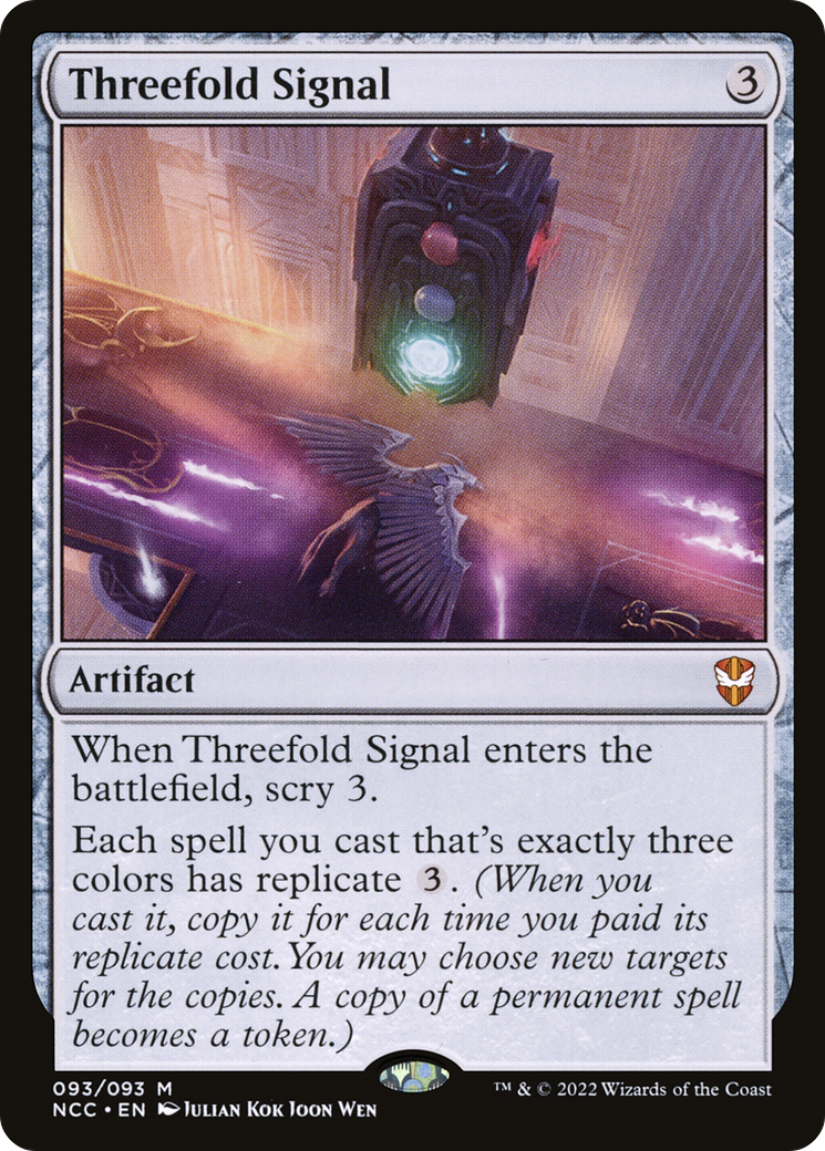 {R} Threefold Signal [Streets of New Capenna Commander][NCC 093]