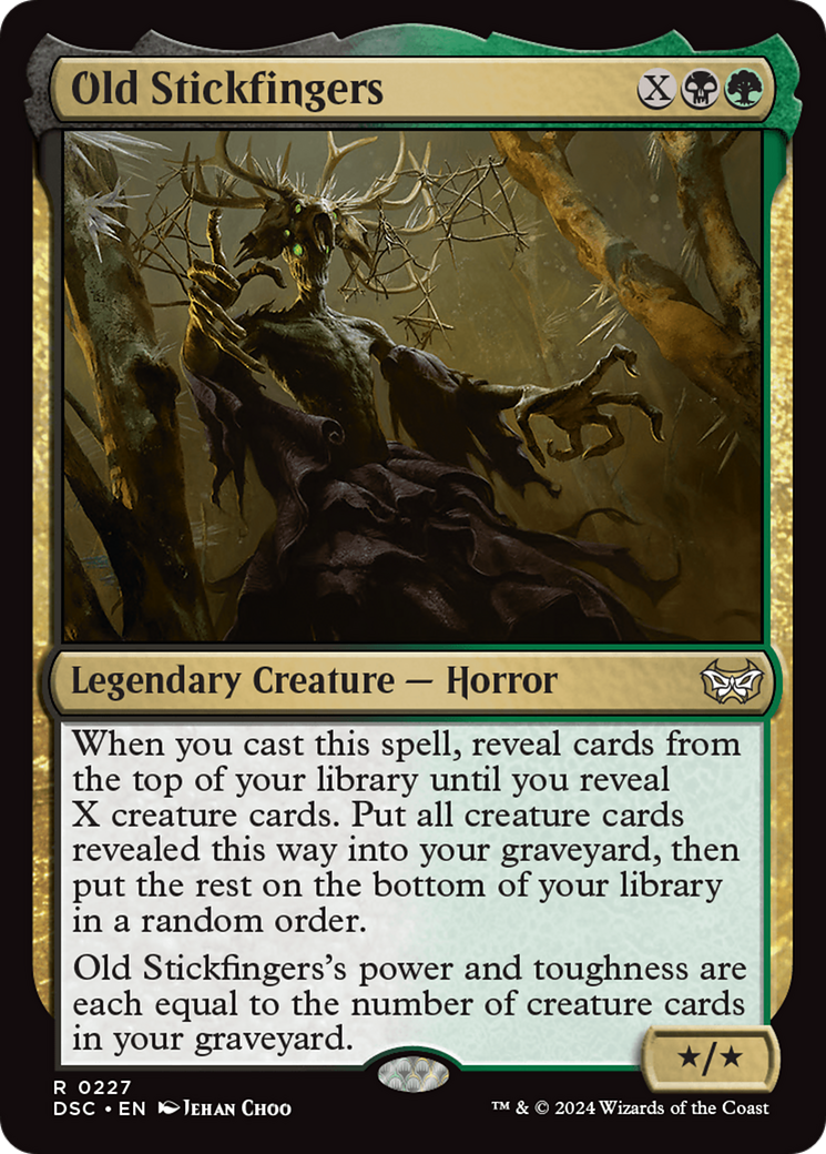 {R} Old Stickfingers [Duskmourn: House of Horror Commander][DSC 227]