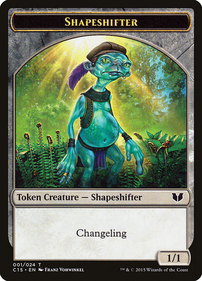 {T} Shapeshifter // Shapeshifter Double-Sided Token [Commander 2015 Tokens][TC15 001]