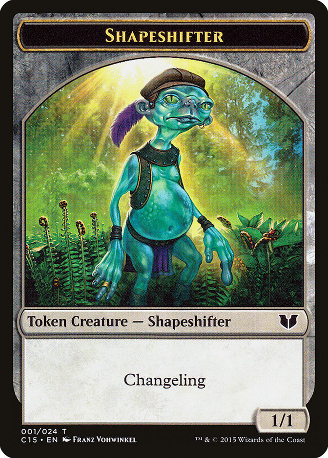 {T} Shapeshifter // Shapeshifter Double-Sided Token [Commander 2015 Tokens][TC15 001]