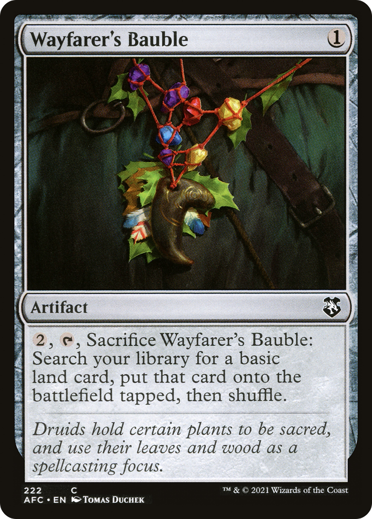 {C} Wayfarer's Bauble [Dungeons & Dragons: Adventures in the Forgotten Realms Commander][AFC 222]