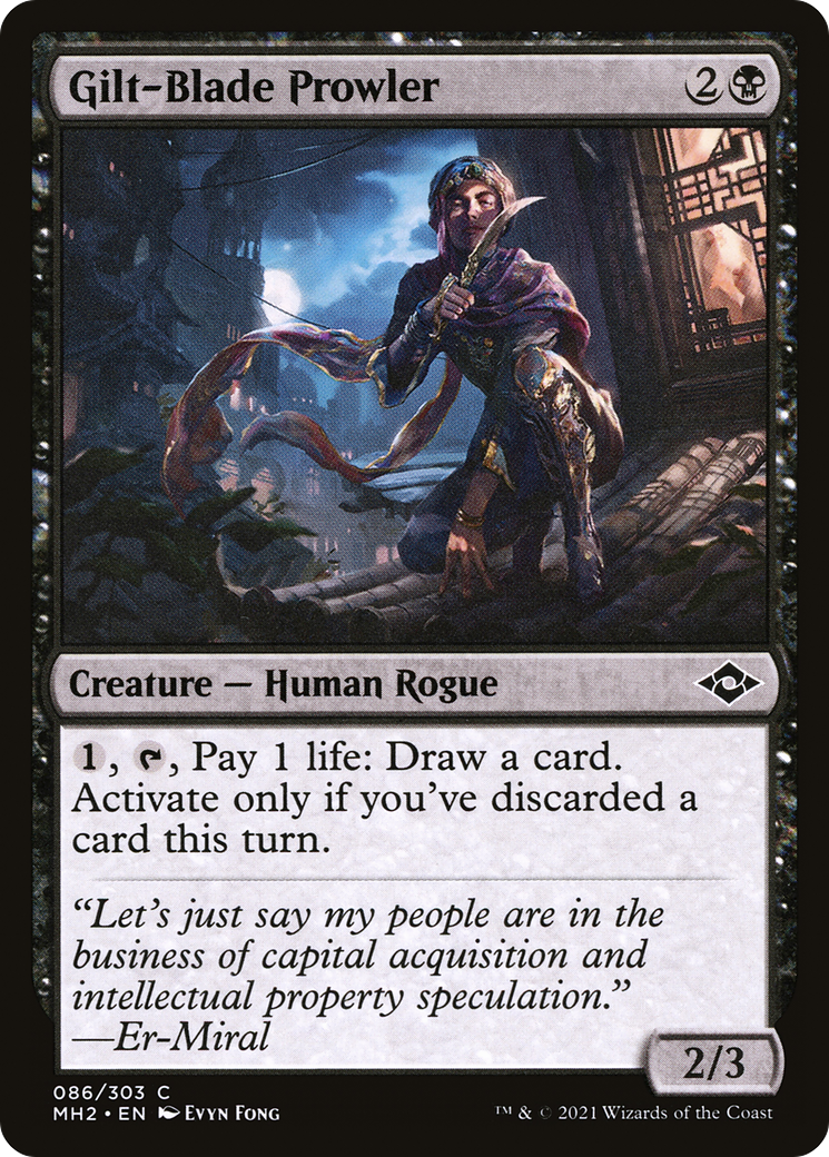 {C} Gilt-Blade Prowler (Foil) [Modern Horizons 2] [MH2 086]