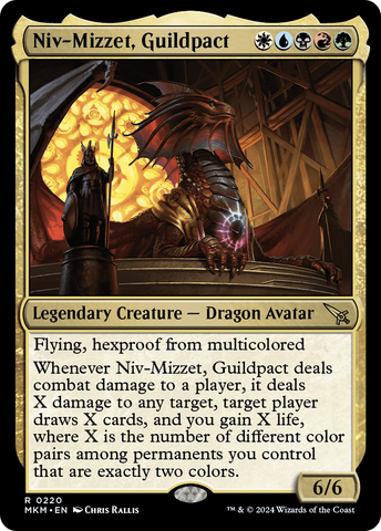 {@R} Niv-Mizzet, Guildpact [Murders at Karlov Manor][MKM 220]