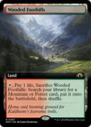 {R} Wooded Foothills (Extended Art) [Modern Horizons 3][MH3 467]