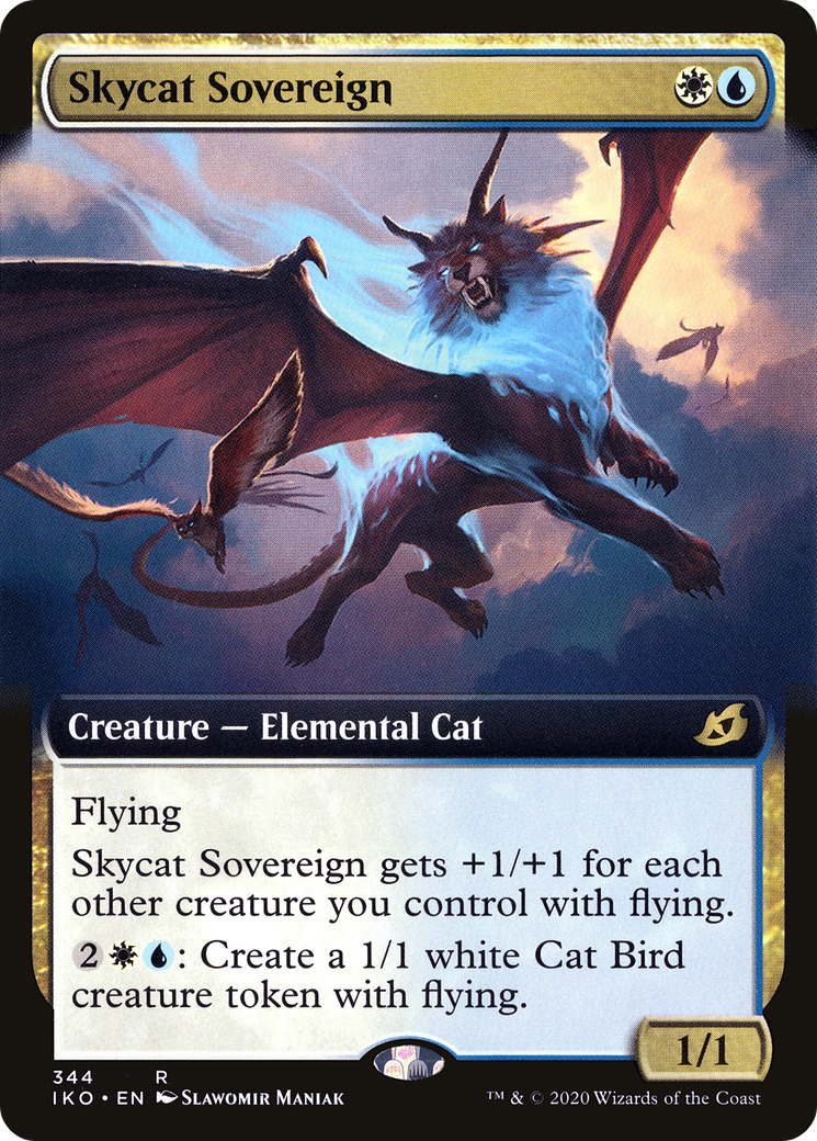{R} Skycat Sovereign (Extended Art) [Ikoria: Lair of Behemoths][IKO 344]