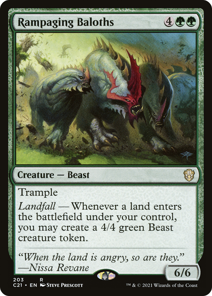 {R} Rampaging Baloths [Commander 2021][C21 203]