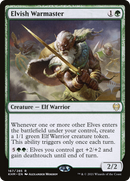 {R} Elvish Warmaster (Promo Pack) [Kaldheim Promos][PP KHM 167]