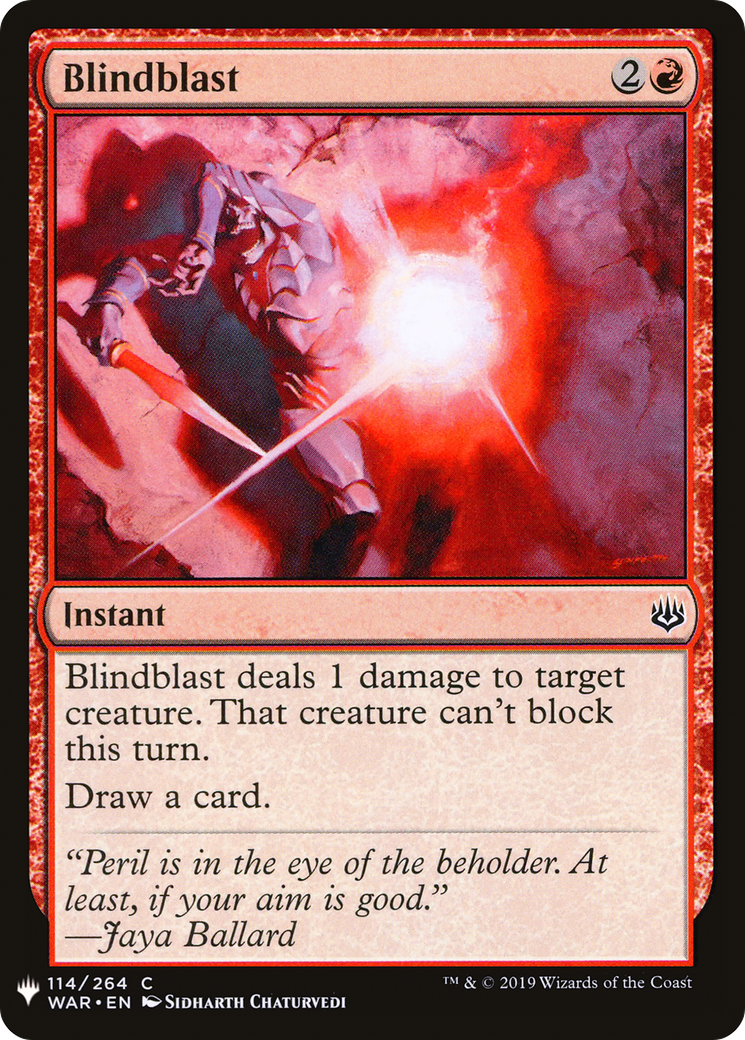 {C} Blindblast [Mystery Booster][LS WAR 114]