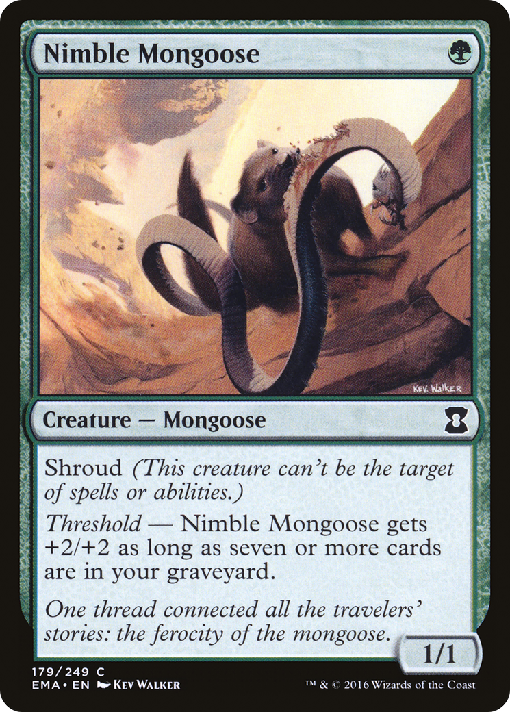 {C} Nimble Mongoose [Eternal Masters][EMA 179] - Misty Mountain Games