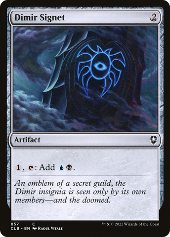 {C} Dimir Signet [Commander Legends: Battle for Baldur's Gate][CLB 857]