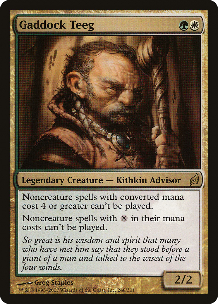{R} Gaddock Teeg [Lorwyn][LRW 248] - Misty Mountain Games