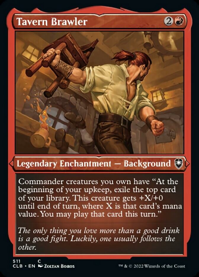 {C} Tavern Brawler (Foil Etched) [Commander Legends: Battle for Baldur's Gate][CLB 511]