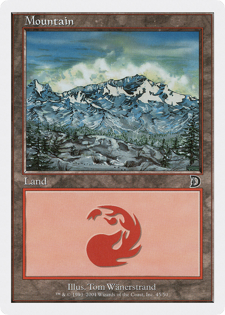 {B}[DKM 045] Mountain (45) [Deckmasters]