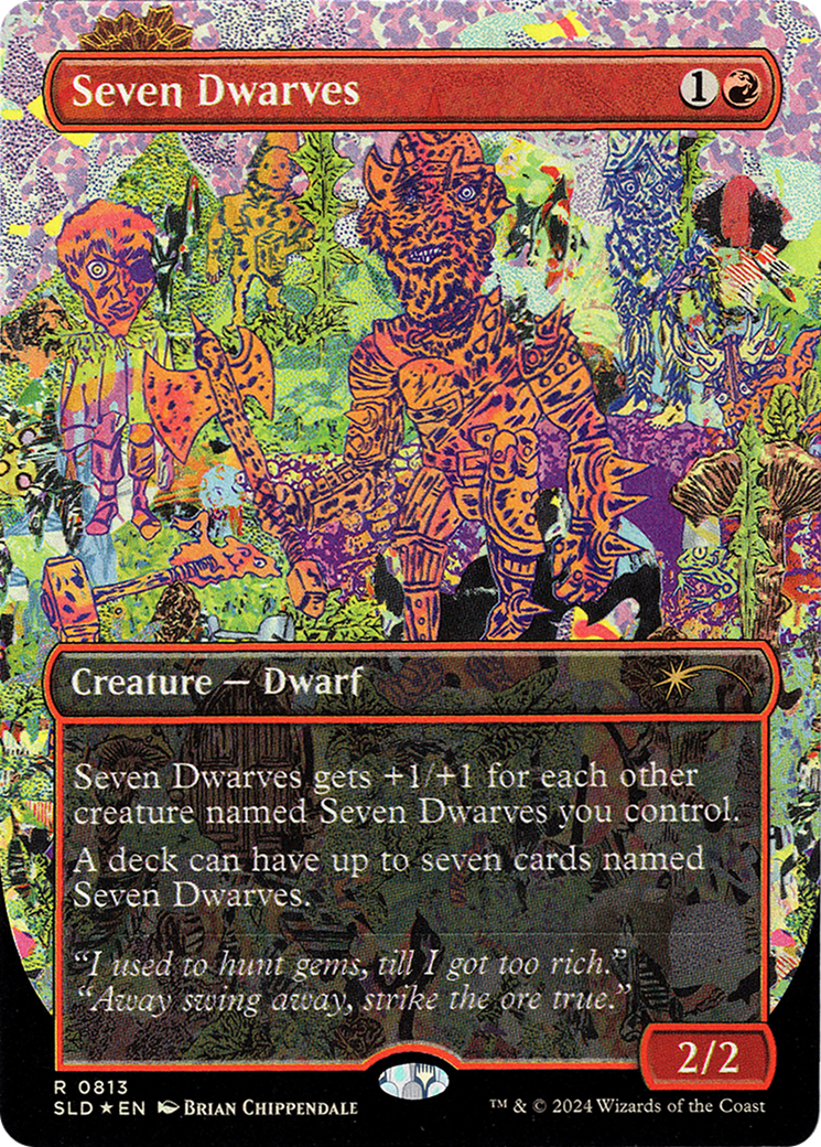 Seven Dwarves (0813) [SLD 813]  (Borderless) Foil