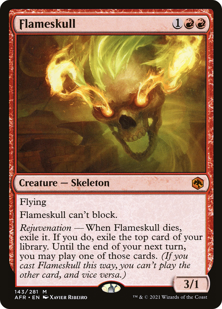 {R} Flameskull [Dungeons & Dragons: Adventures in the Forgotten Realms][AFR 143]
